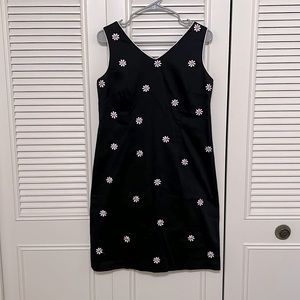 Sag Harbor, dress, floral black, size 10
